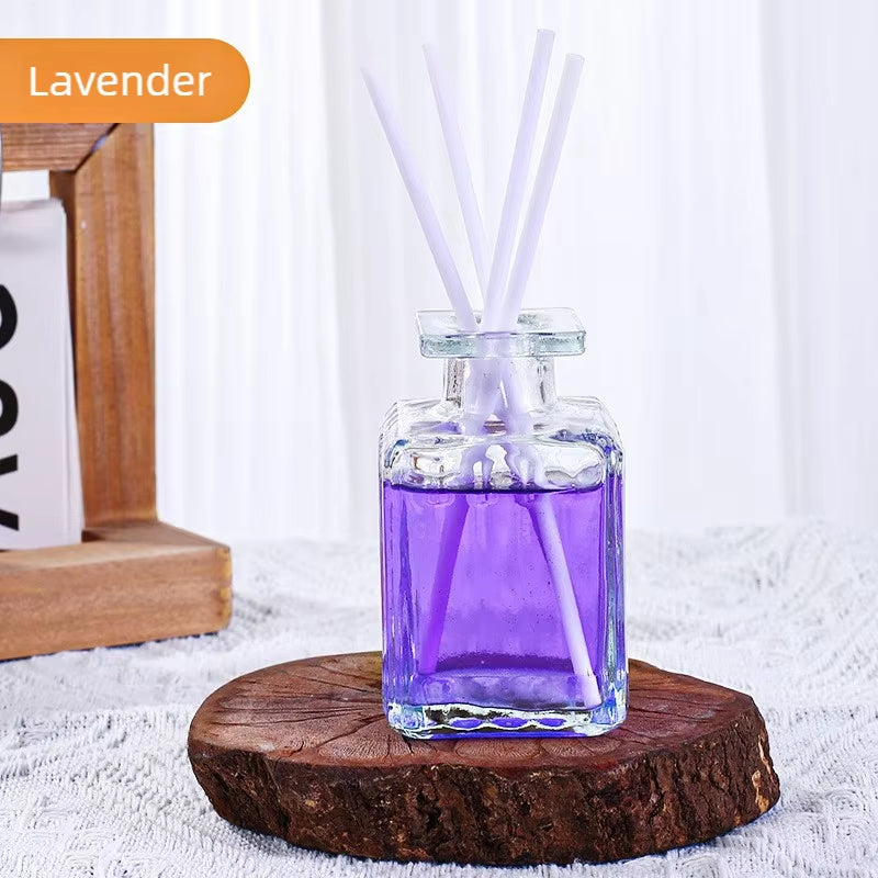 Private Label Lavender Reed Diffuser Long Lasting Air Freshener Home Fragrance Aromatherapy Indoor Room Aroma Decorative Scent